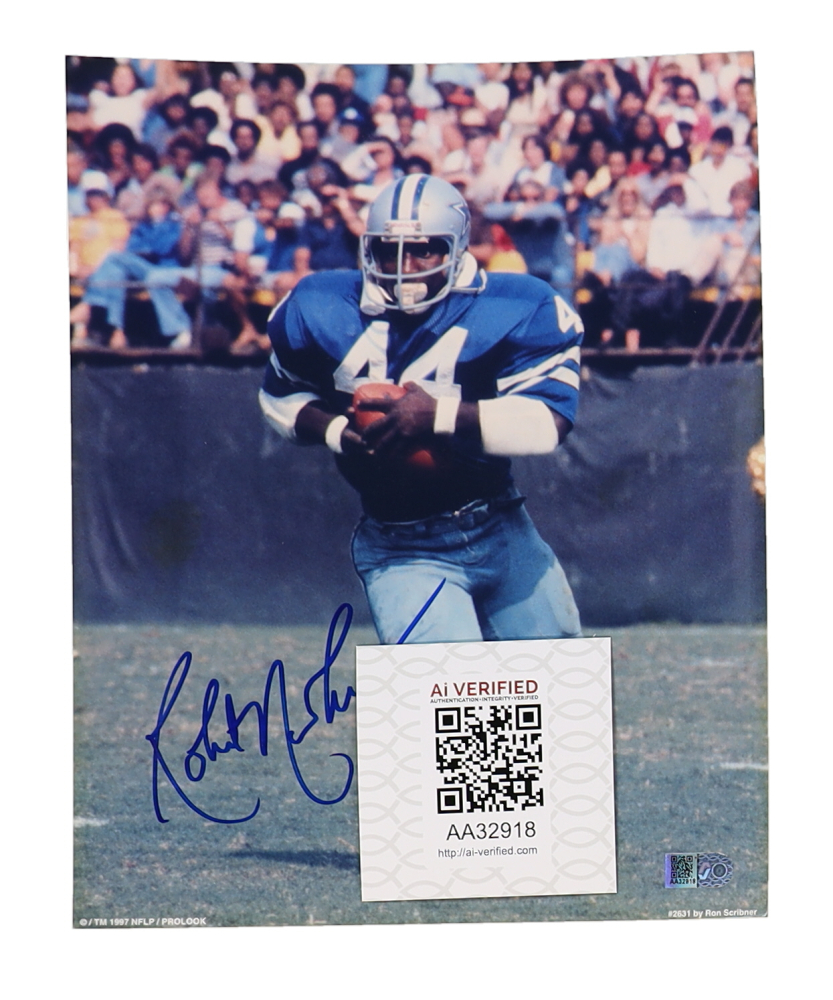 Robert Newhouse Signed Dallas Cowboys 8x10 Photo (AIV)
