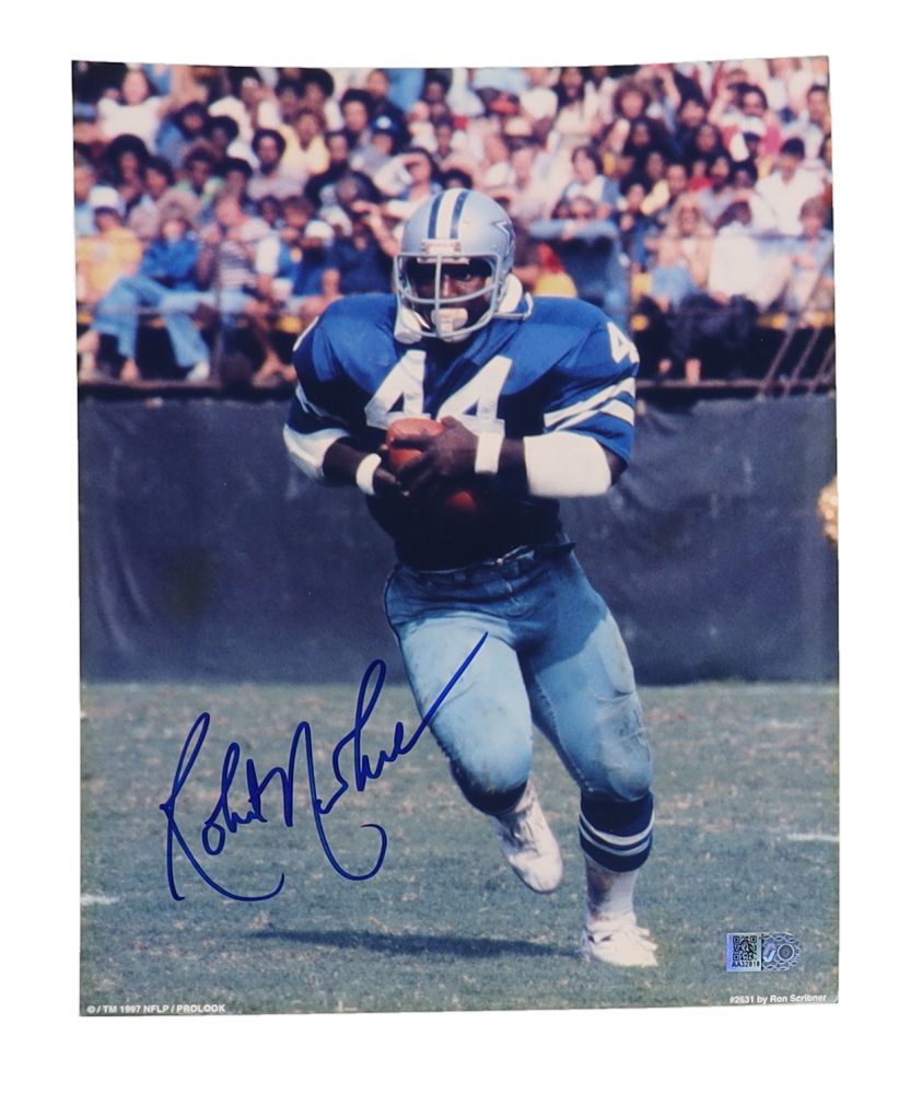Robert Newhouse Signed Dallas Cowboys 8x10 Photo (AIV)