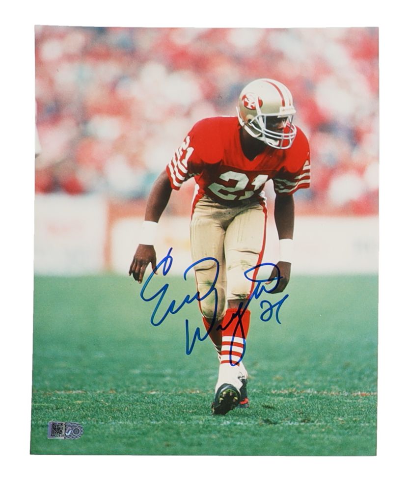 Eric Wright Signed San Francisco 49ers 8x10 Photo (AIV)