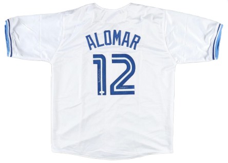 Roberto Alomar Signed Toronto Blue Jays Jersey Inscribed 