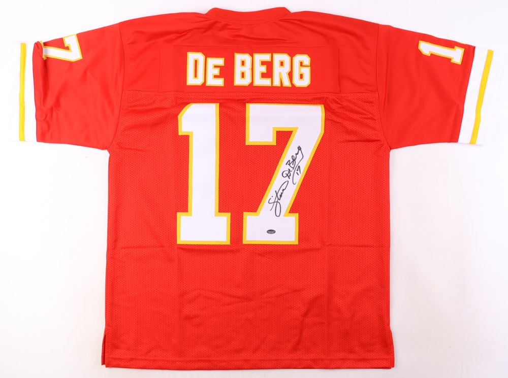 Steve DeBerg Signed Kansas City Chiefs Jersey (Schwartz)
