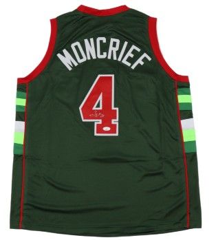 Sidney Moncrief Signed Milwaukee Bucks Jersey (JSA)