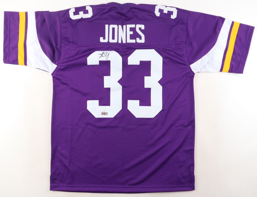 Aaron Jones Signed Minnesota Vikings Jersey (JSA & PIA)