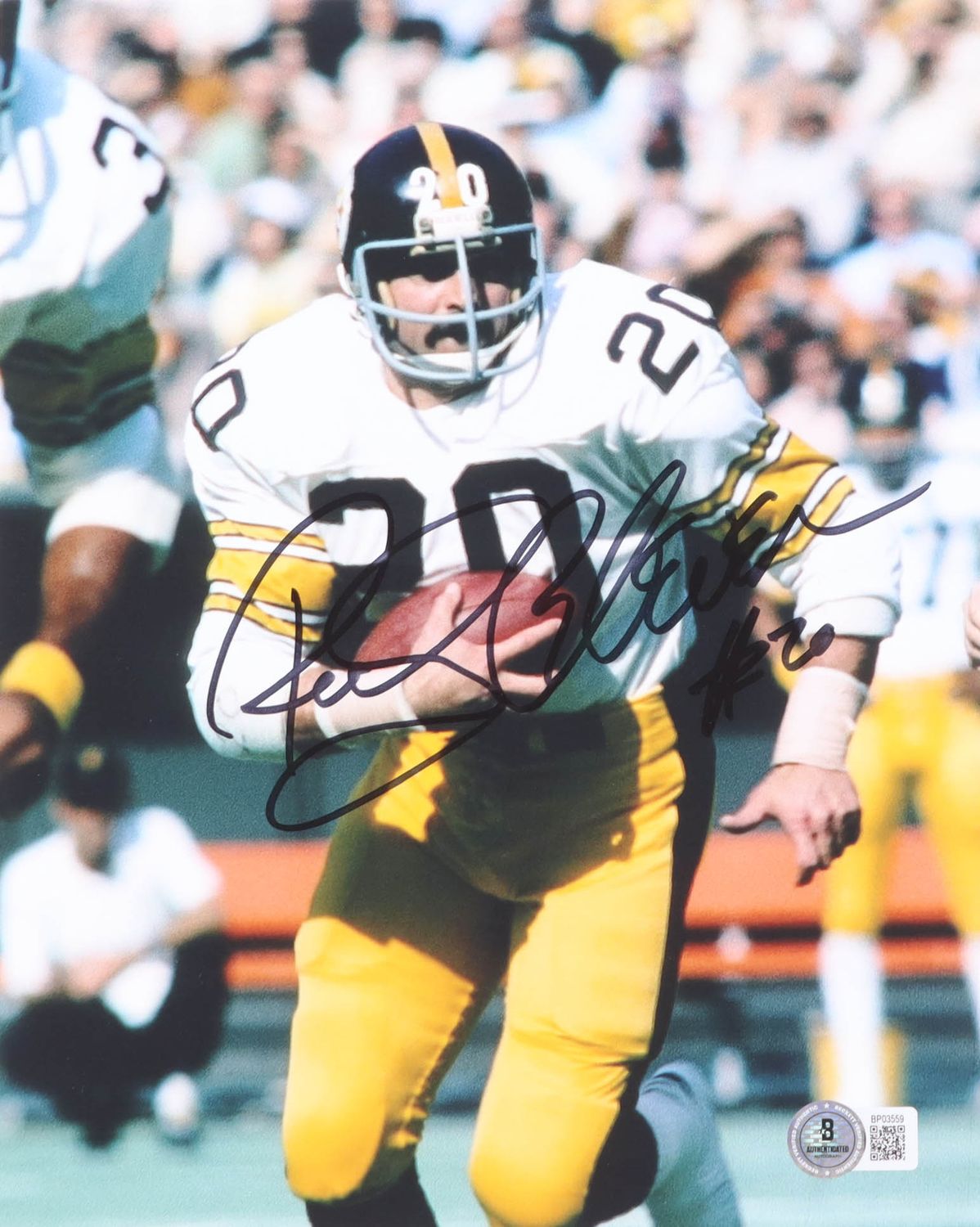 Rocky Bleier Signed Pittsburgh Steelers 8x10 Photo (Beckett)
