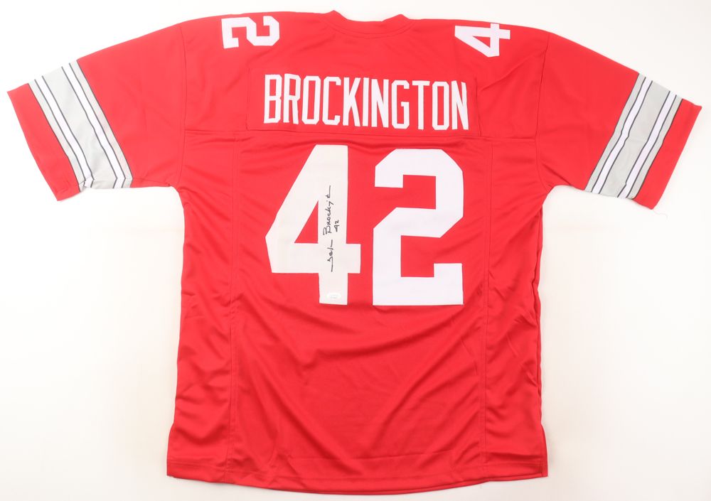 John Brockington Signed Ohio State Buckeyes Jersey (JSA)