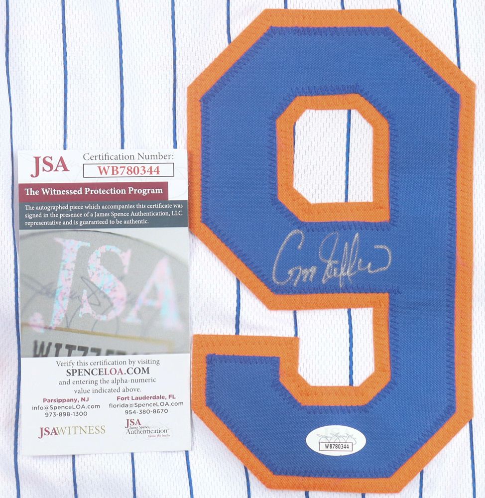 Gregg Jefferies Signed New York Mets Jersey (JSA)