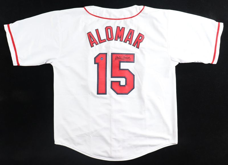 Sandy Alomar Signed Cleveland Indians Jersey (AWM)