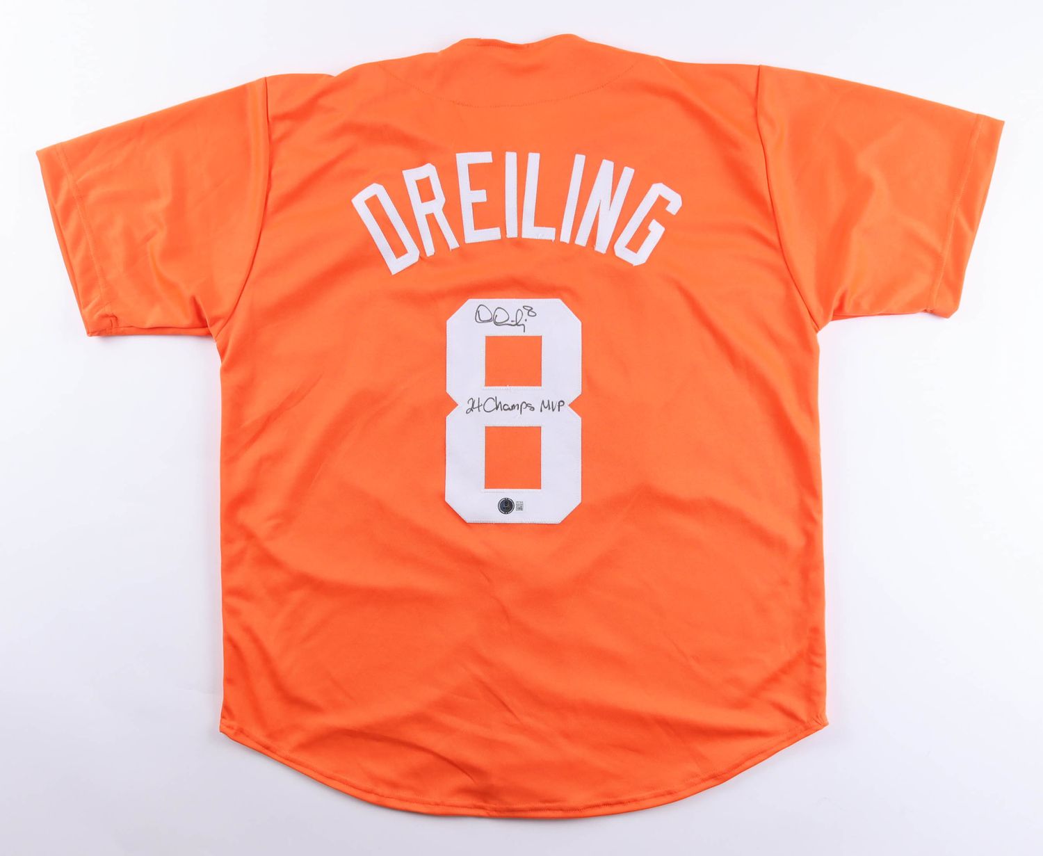 Dylan Dreiling Signed Tennessee Vols Jersey Inscribed "24 Champs MVP" (Beckett)