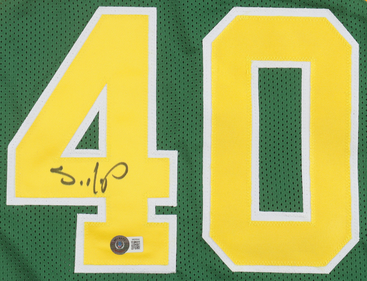 Shawn Kemp Signed Seattle Supersonics Jersey (Beckett)