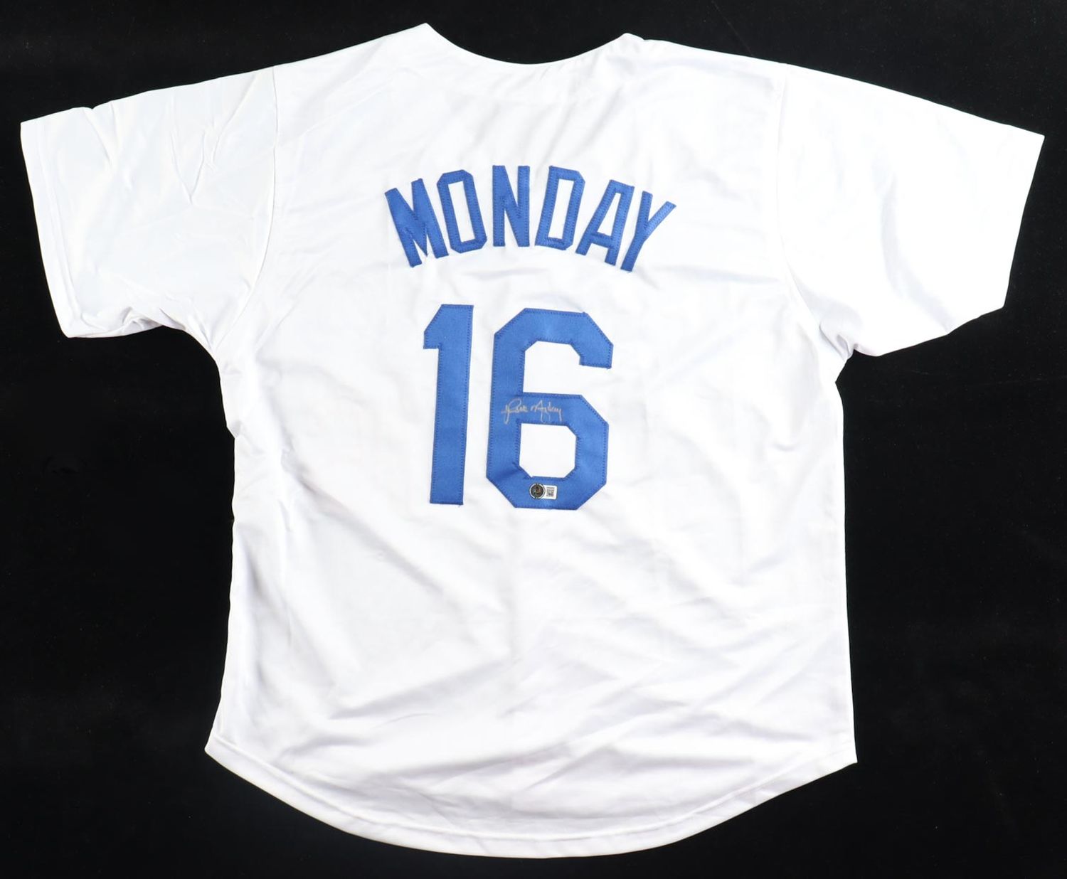 Rick Monday Signed Los Angeles Dodgers Jersey (Beckett)