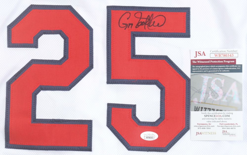 Gregg Jefferies Signed St Louis Cardinals Jersey (JSA)