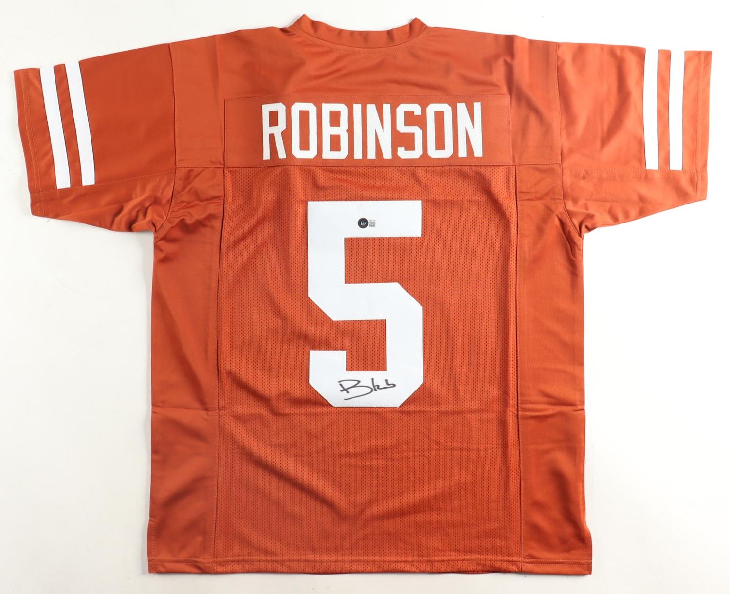 Bijan Robinson Signed Texas Longhorns Jersey (Beckett)