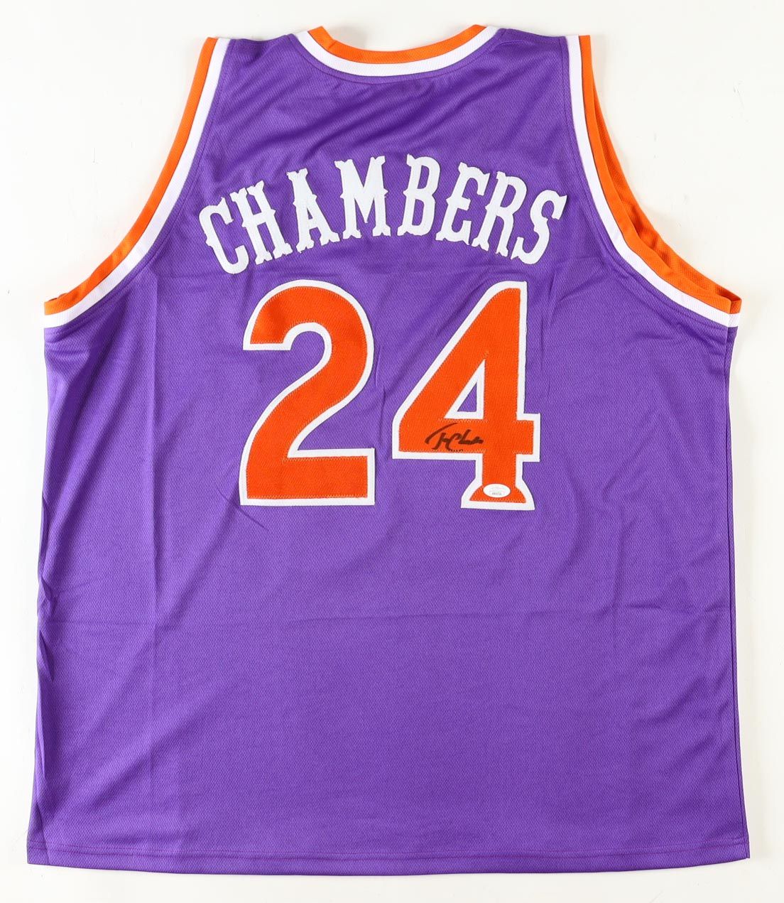 Tom Chambers Signed Phoenix Suns Jersey (JSA)