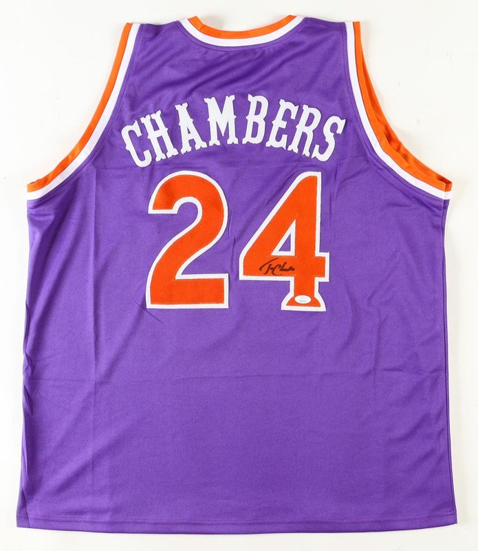 Tom Chambers Signed Phoenix Suns Jersey (JSA)