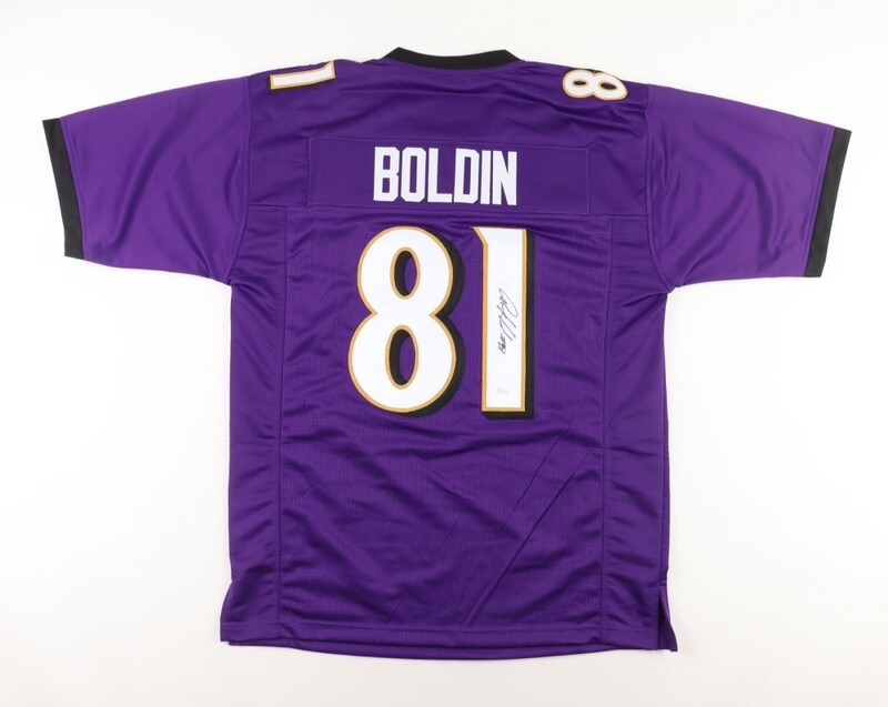 Anquan Boldin Signed Baltimore Ravens Jersey (JSA) Anquan Boldin Signed Baltimore Ravens Jersey (JSA)