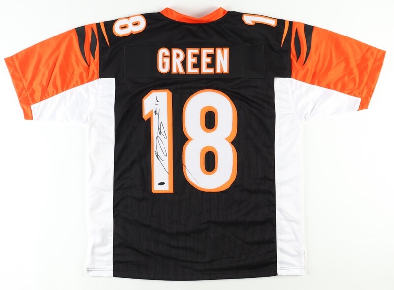 AJ Green Signed Cincinnati Bengals Jersey (Playball Ink) AJ Green Signed Cincinnati Bengals Jersey (Playball Ink)