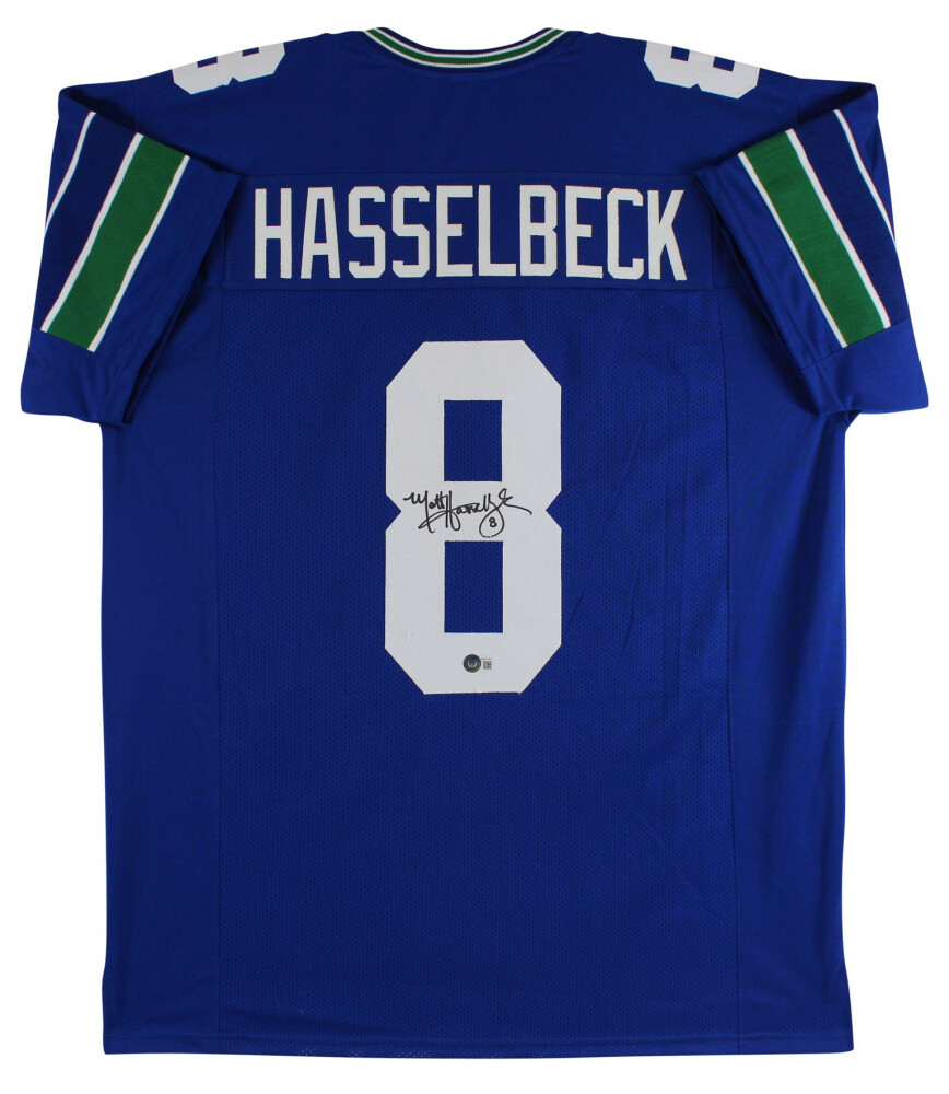 Matt Hasselbeck Signed Seattle Seahawks Jersey (Beckett)