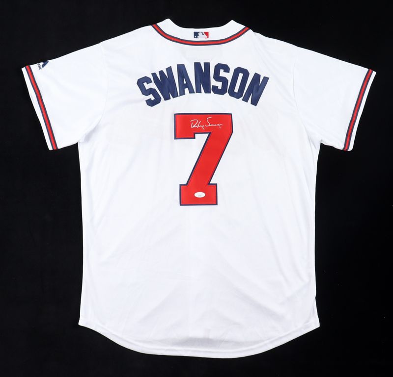 Dansby Swanson Signed Atlanta Braves Jersey (JSA) Dansby Swanson Signed Atlanta Braves Jersey (JSA)