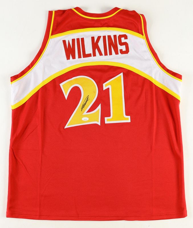 Dominique Wilkins Signed Atlanta Hawks Jersey (JSA) Dominique Wilkins Signed Atlanta Hawks Jersey (JSA)