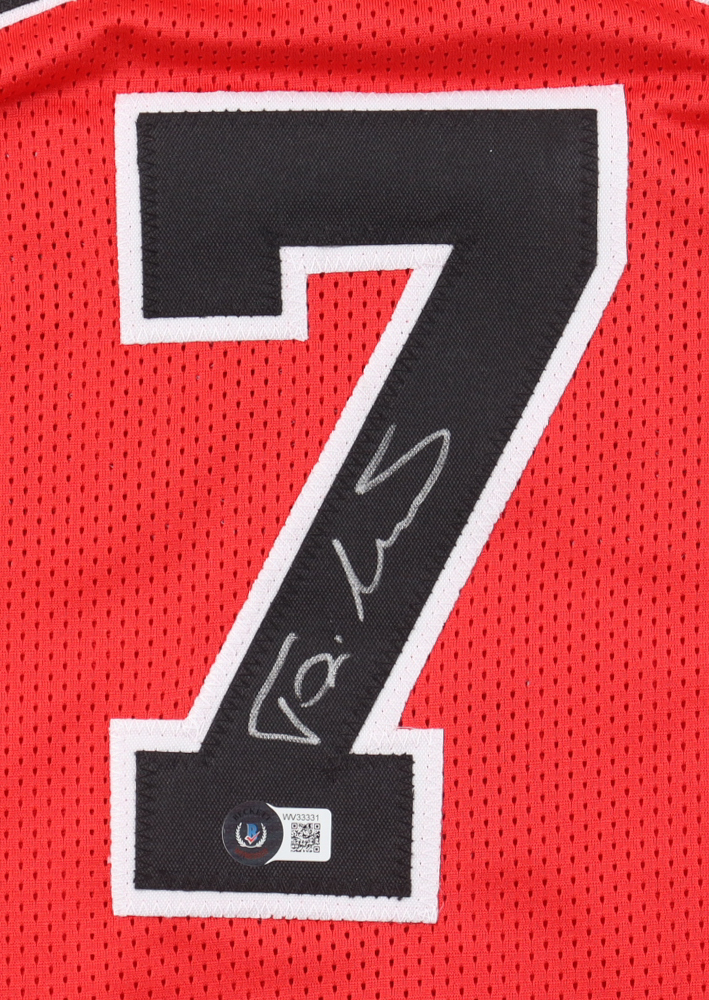 Toni Kukoc Signed Chicago Bulls Jersey (Beckett)