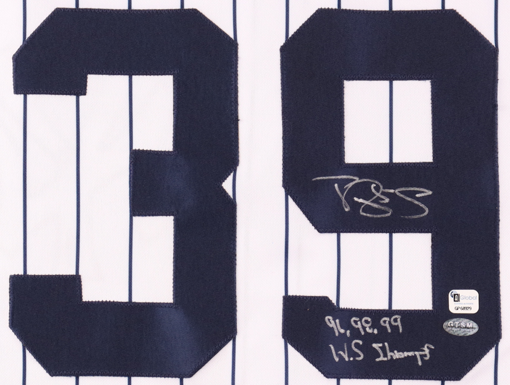 Darryl Strawberry Signed New York Yankees Jersey Inscribed