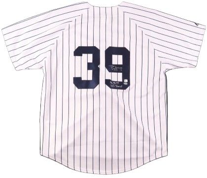 Darryl Strawberry Signed New York Yankees Jersey Inscribed "96, 98, 99 W.S. Champs" (Strawberry)