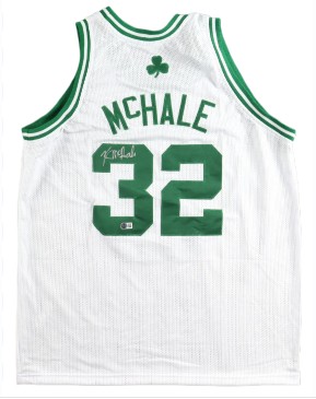 Kevin McHale Signed Boston Celtics Jersey (Beckett), Robert Parish Signed Boston Celtics Jersey (Beckett), & Robert Parish Signed Boston Celtics 8x10 Photo (Beckett)