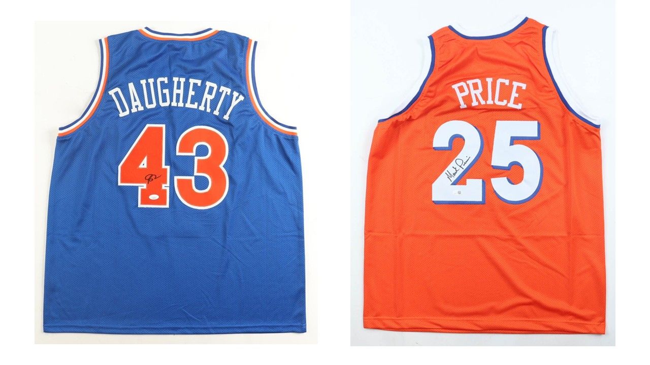 Brad Daugherty Signed Cleveland Cavaliers Jersey (JSA) & Mark Price Signed Cleveland Cavaliers Jersey (JSA)