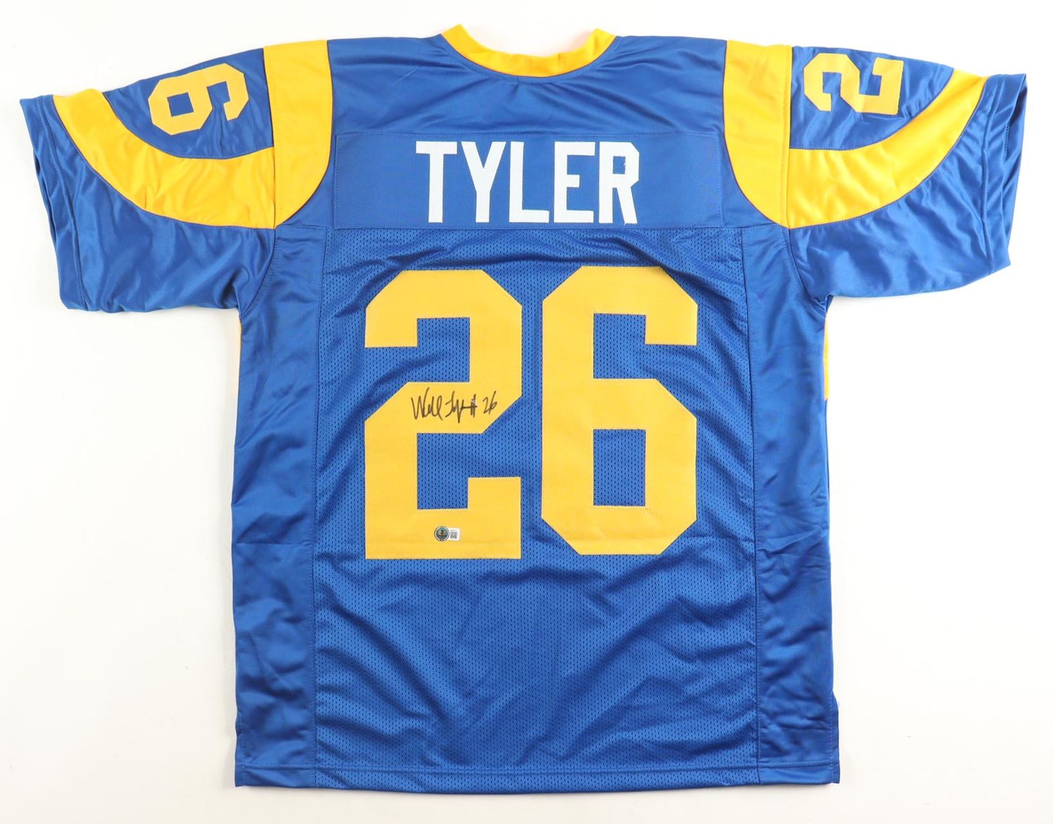 Wendell Tyler Signed Los Angeles Rams Jersey (Beckett)