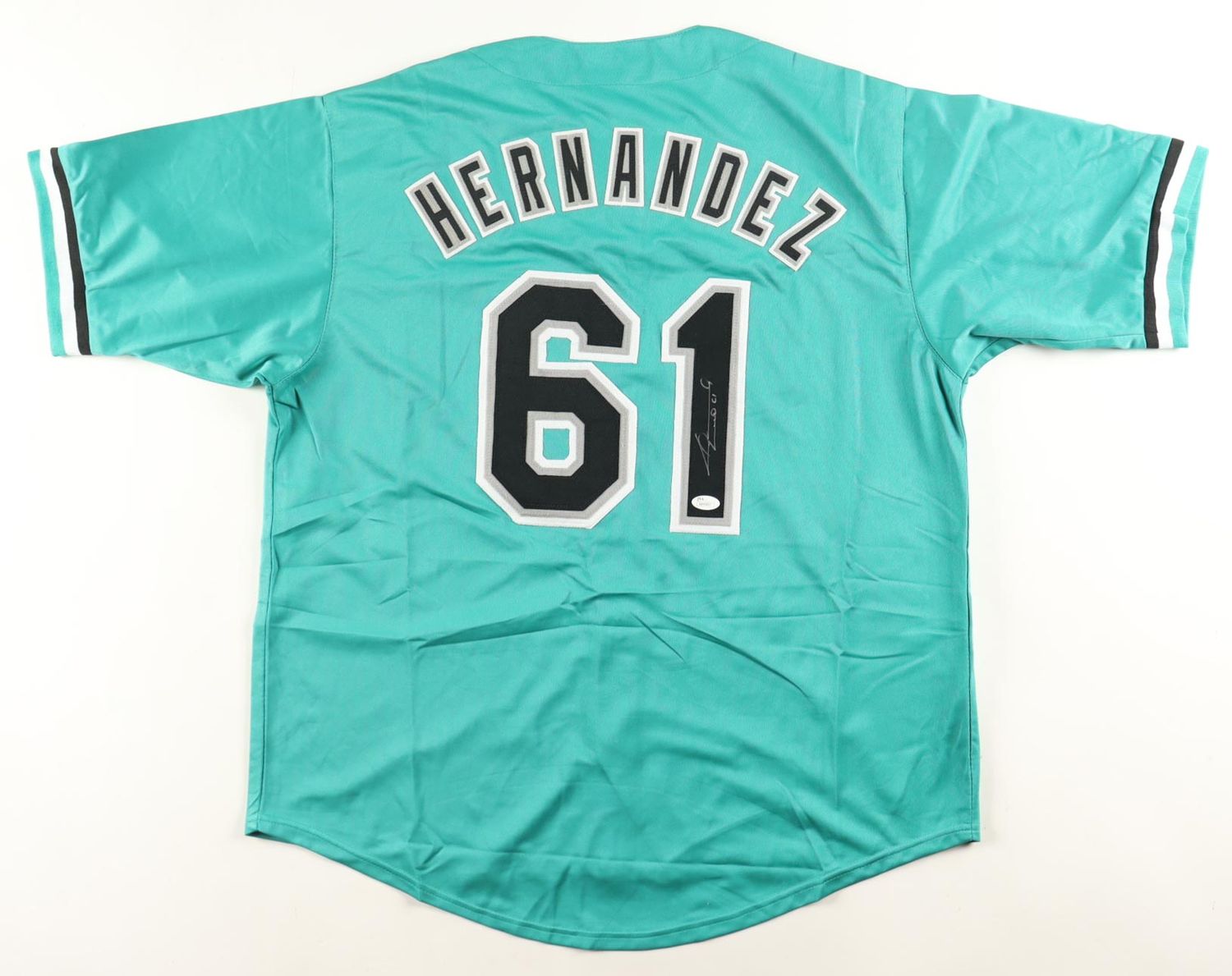 Livan Hernandez Signed Miami Marlins Jersey (JSA)