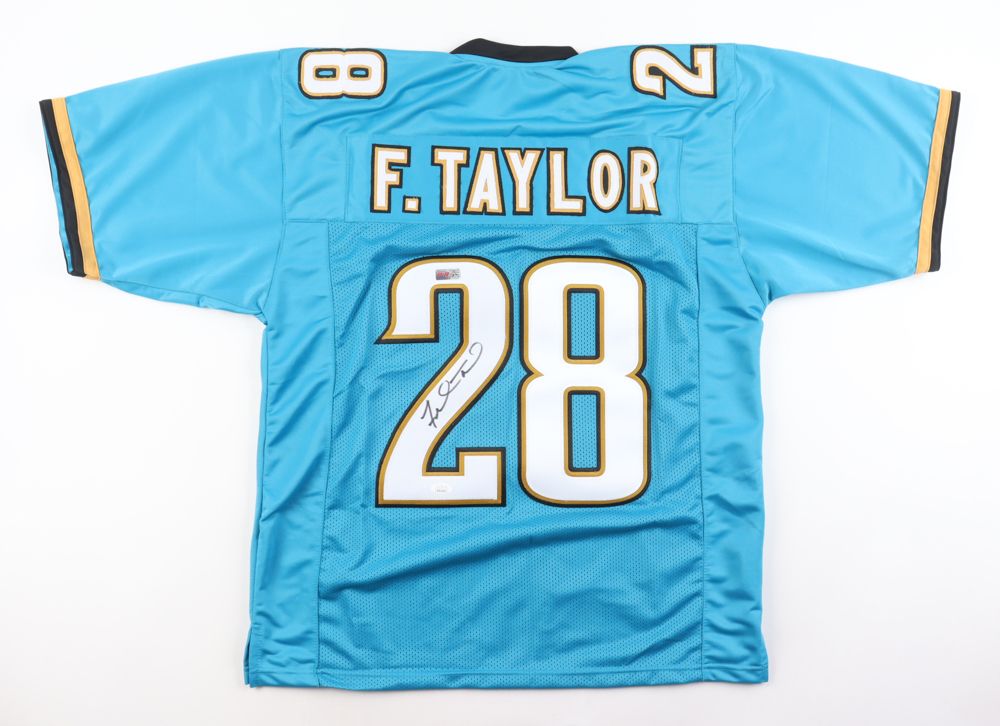 Fred Taylor Signed Jacksonville Jaguars Jersey (JSA & PIA)