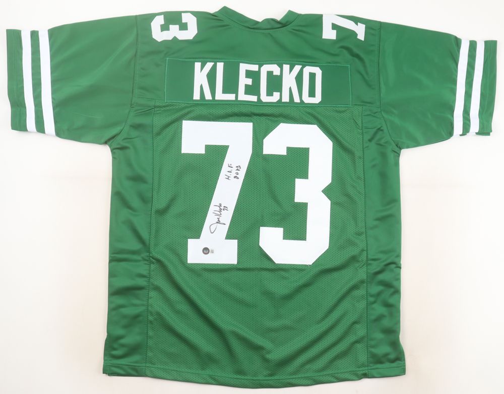 Joe Klecko Signed New York Jets Jersey Inscribed "H.O.F 2023" (Beckett)