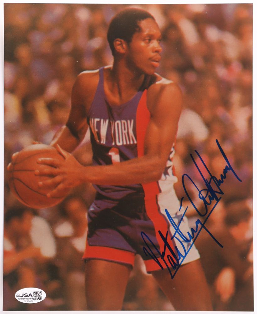 Nate Archibald Signed New York Knicks 8x10 Photo (JSA)