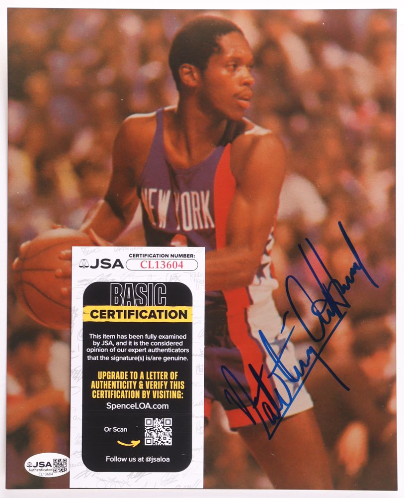Nate Archibald Signed New York Knicks 8x10 Photo (JSA)