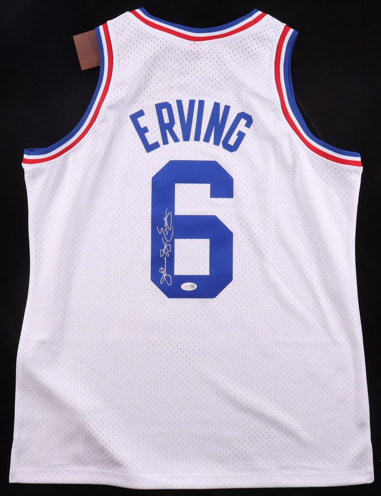 Julius "Dr. J" Erving Signed NBA All-Star Jersey Mitchell & Ness Authentic Jersey (JSA)