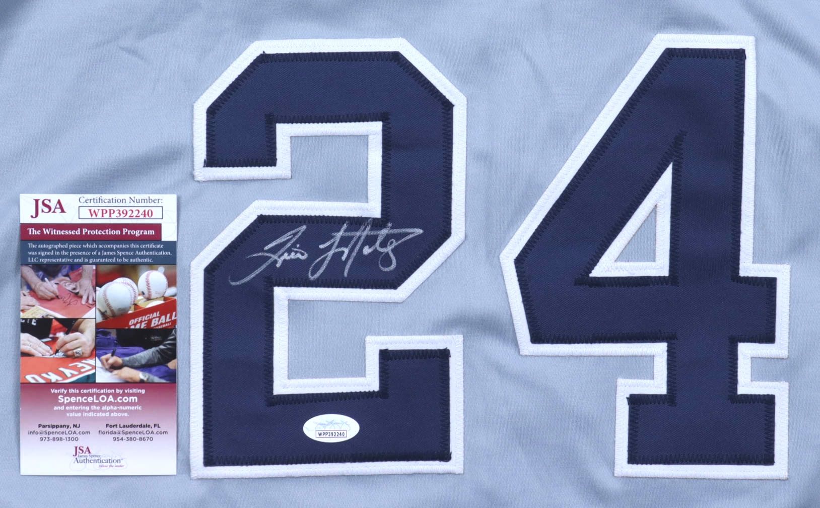Tino Martinez Signed New York Yankees Jersey (JSA)