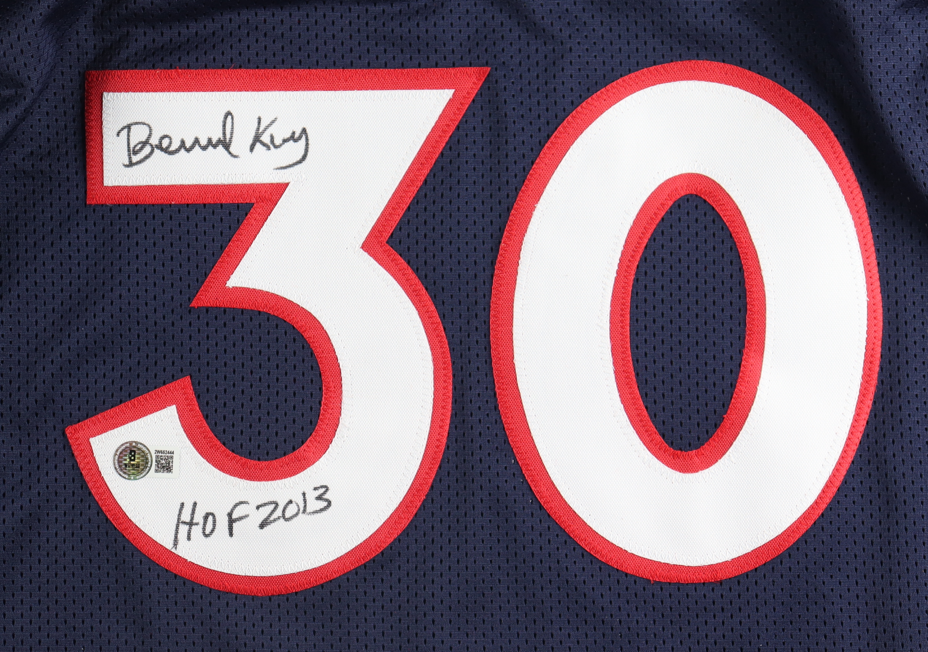 Bernard King Signed New York Knicks Jersey Inscribed