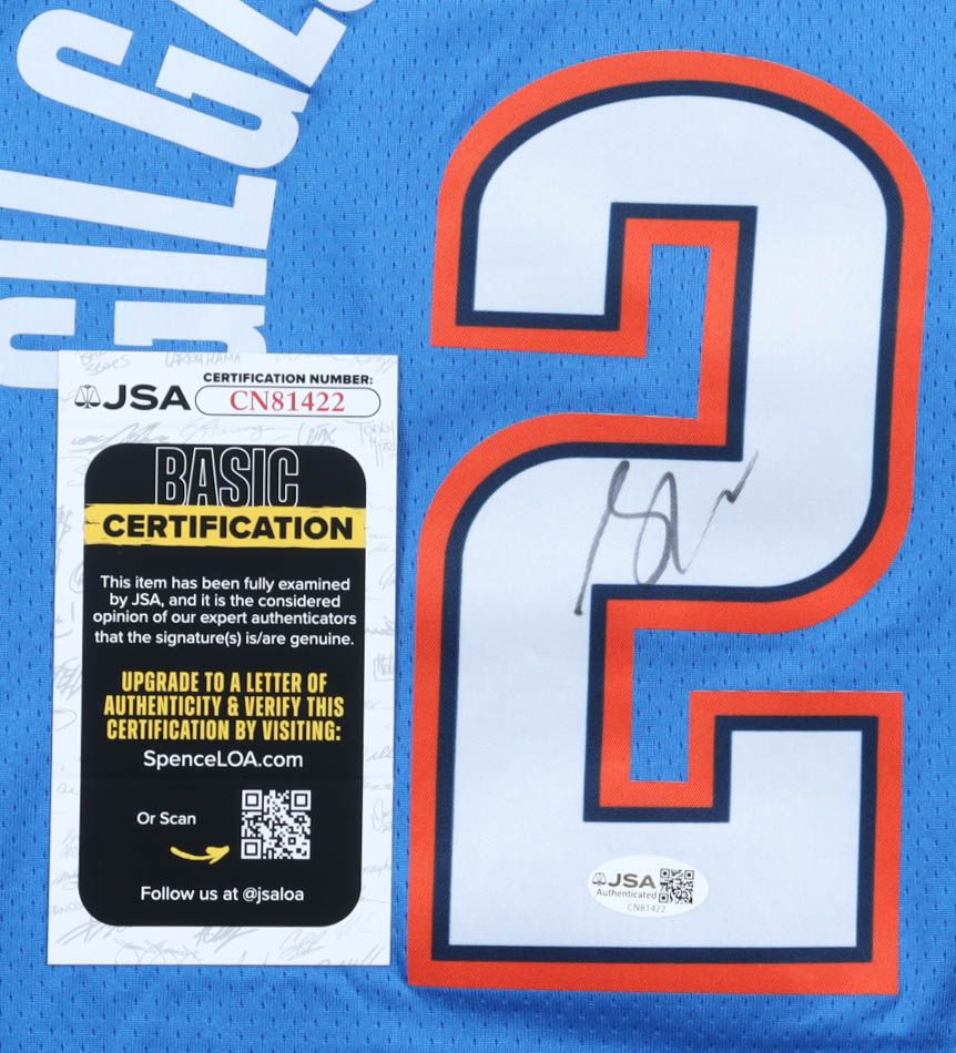Shai Gilgeous-Alexander Signed Oklahoma City Thunder Nike Authentic Jersey (JSA)