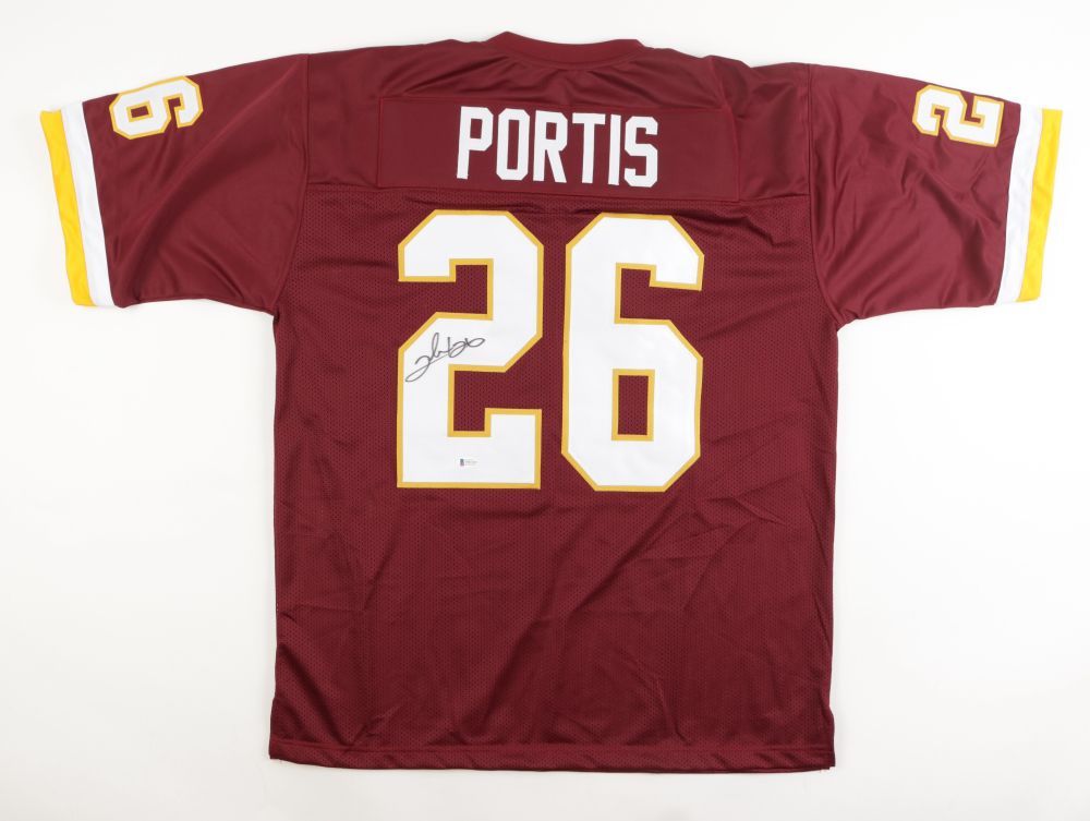 Clinton Portis Signed Washington Redskins Jersey (Beckett)