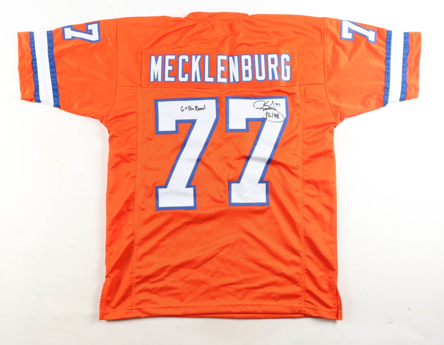 Karl Mecklenburg Signed Denver Broncos Jersey Inscribed "6x Pro Bowl" (JSA)
