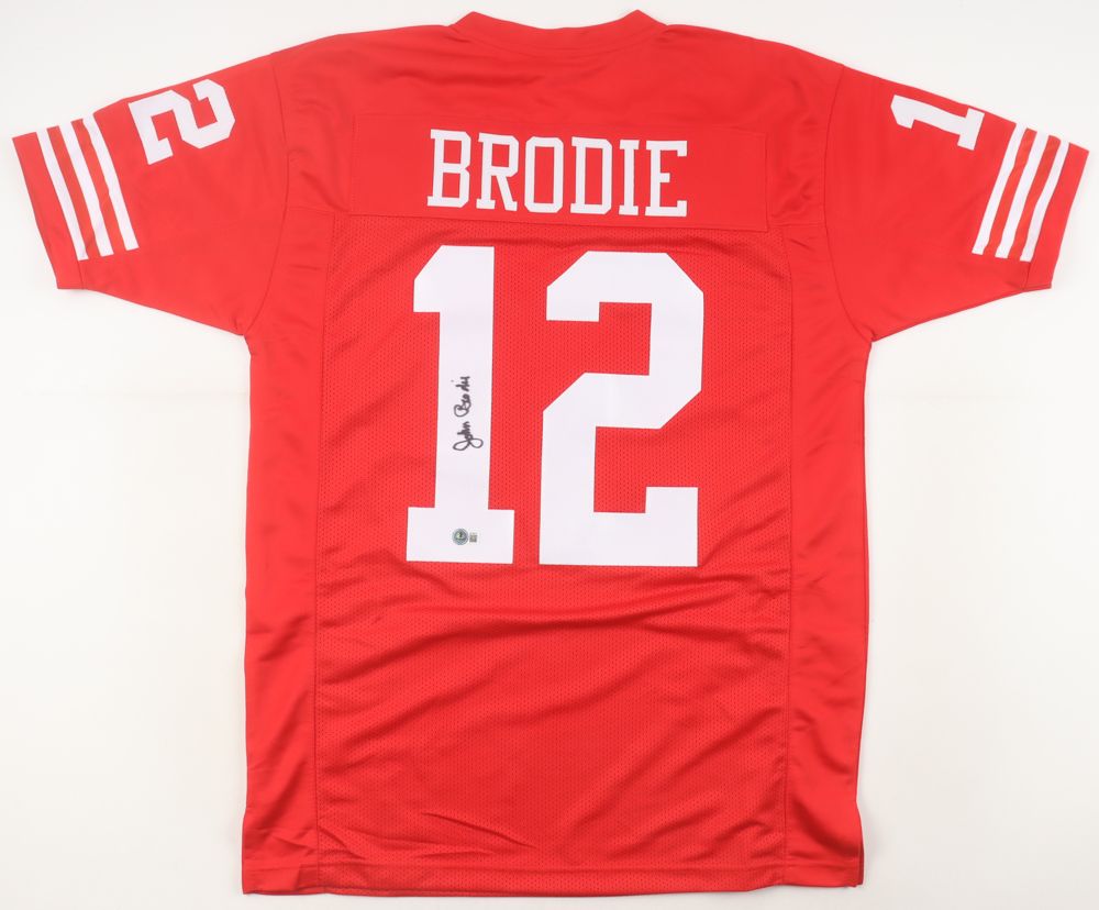 John Brodie Signed San Francisco 49ers Jersey (Beckett)
