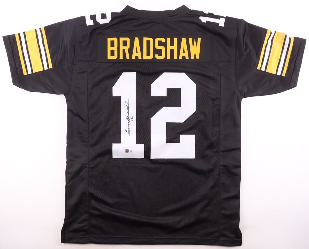 Terry Bradshaw Signed Pittsburgh Steelers Jersey (Beckett)