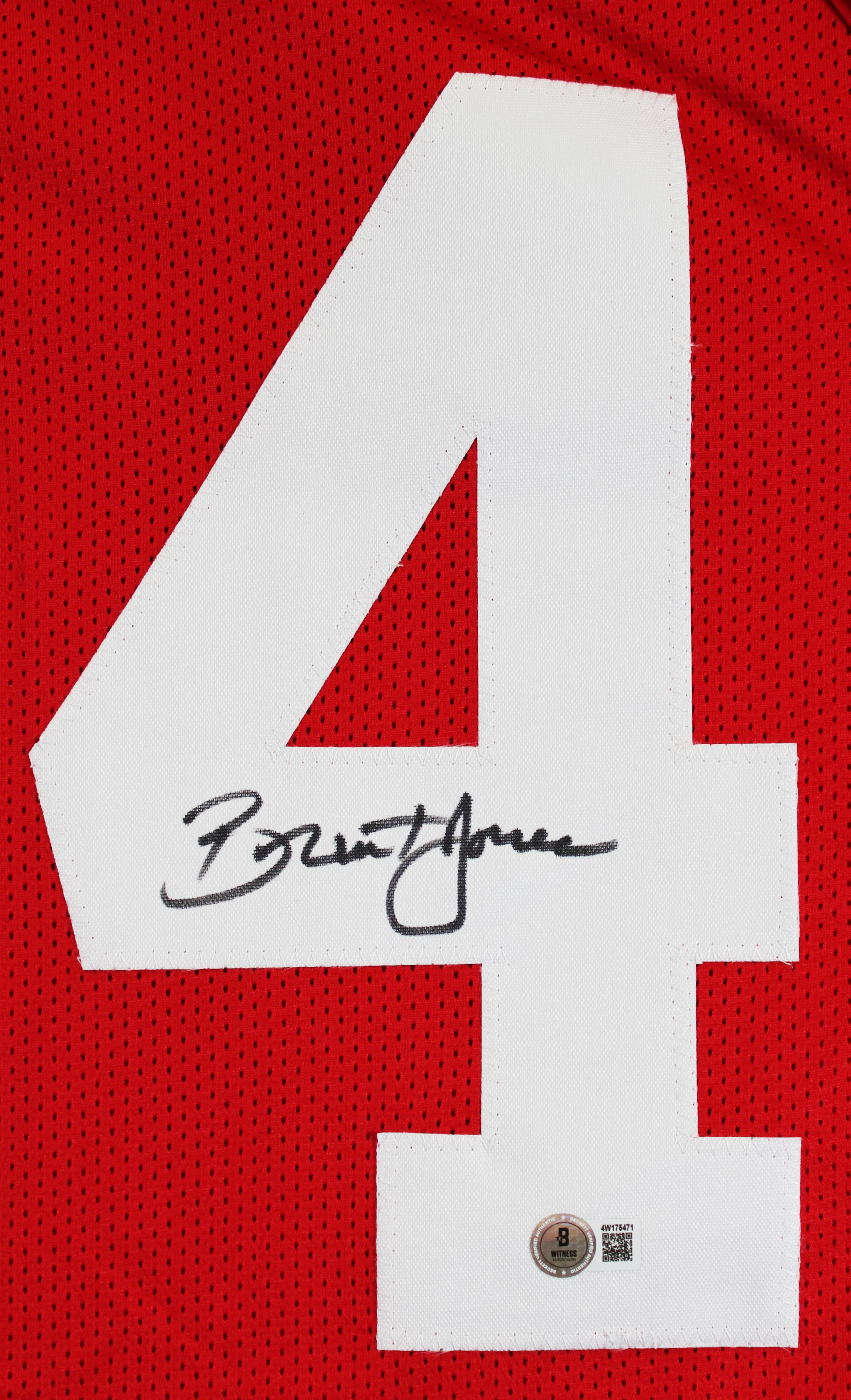 Brent Jones Signed San Francisco 49ers Jersey (Beckett)