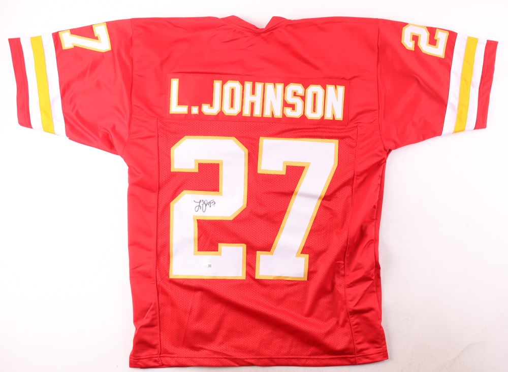 Larry Johnson Signed Kansas City Chiefs Jersey (JSA)