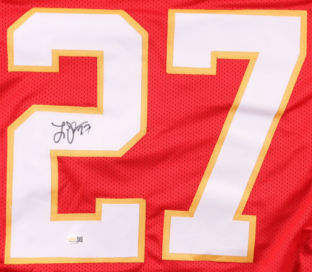 Larry Johnson Signed Kansas City Chiefs Jersey (JSA)