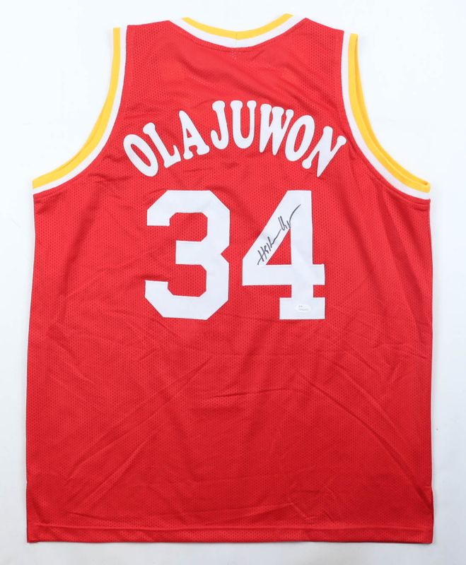 Hakeem Olajuwon Signed Houston Rockets Jersey (JSA) Hakeem Olajuwon Signed Houston Rockets Jersey (JSA)