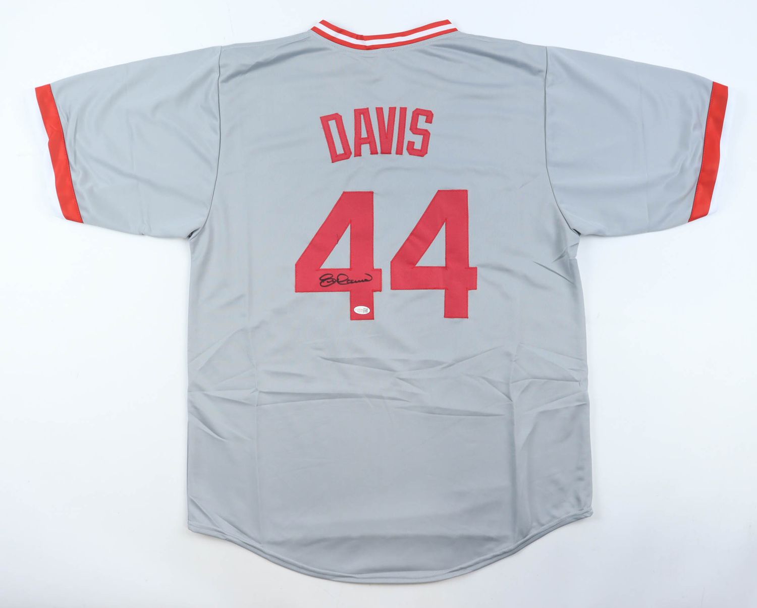 Eric Davis Signed Cincinnati Reds Jersey (JSA)