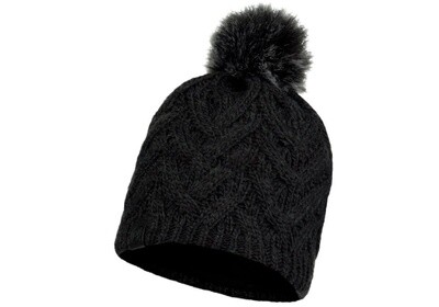 Buff Knitted &amp; Fleece Hat Caryn Graphite