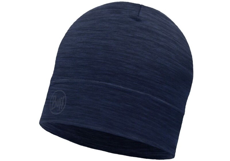 Buff Lightweight Merino Wool Hat Solid Denim