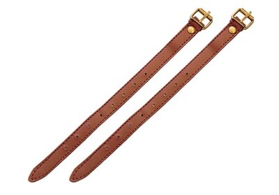 Adie 10&quot; Leather Basket Straps